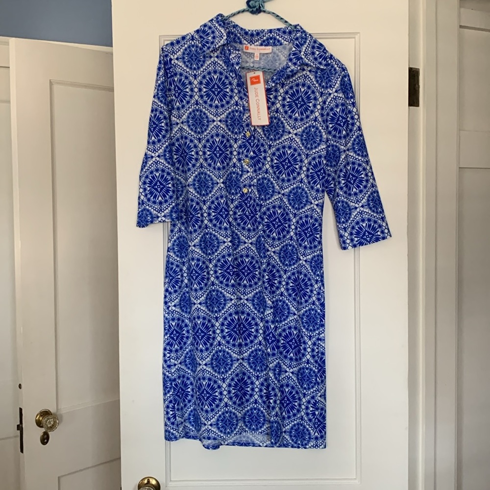 Jude Connally Blue Dress NWT